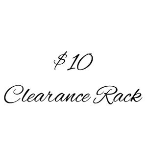 $10 Clearance!